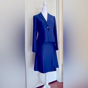 NWOT BROOKS BROTHERS ROYAL BLUE JACKET SKIRT SUITS SET